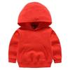 1-8 Years Kids Boys Girls Hoodies Cotton Basic Pullover Hooded Sweatshirt Kids Casual Classic Solid Sports Hoodie Tops Pocket (2 Pack(Red+Green),4T) view 3