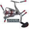 Fishing Reels Spinning Reel Open Face - Powerful 5.2:1 Smooth Spinning Reels Freshwater Good Casting Distance for Inshore Freshwater Bass, Sport Fish - Remi 3000 Spinning Reel - U.S. Veteran Owned view 3