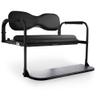 MODZ Flip4 Yamaha Drive 2 (2017-Up) Golf Cart Rear Seat Kit  Black view 1