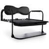 MODZ Flip4 Yamaha Drive 2 (2017-Up) Golf Cart Rear Seat Kit  Black view 2