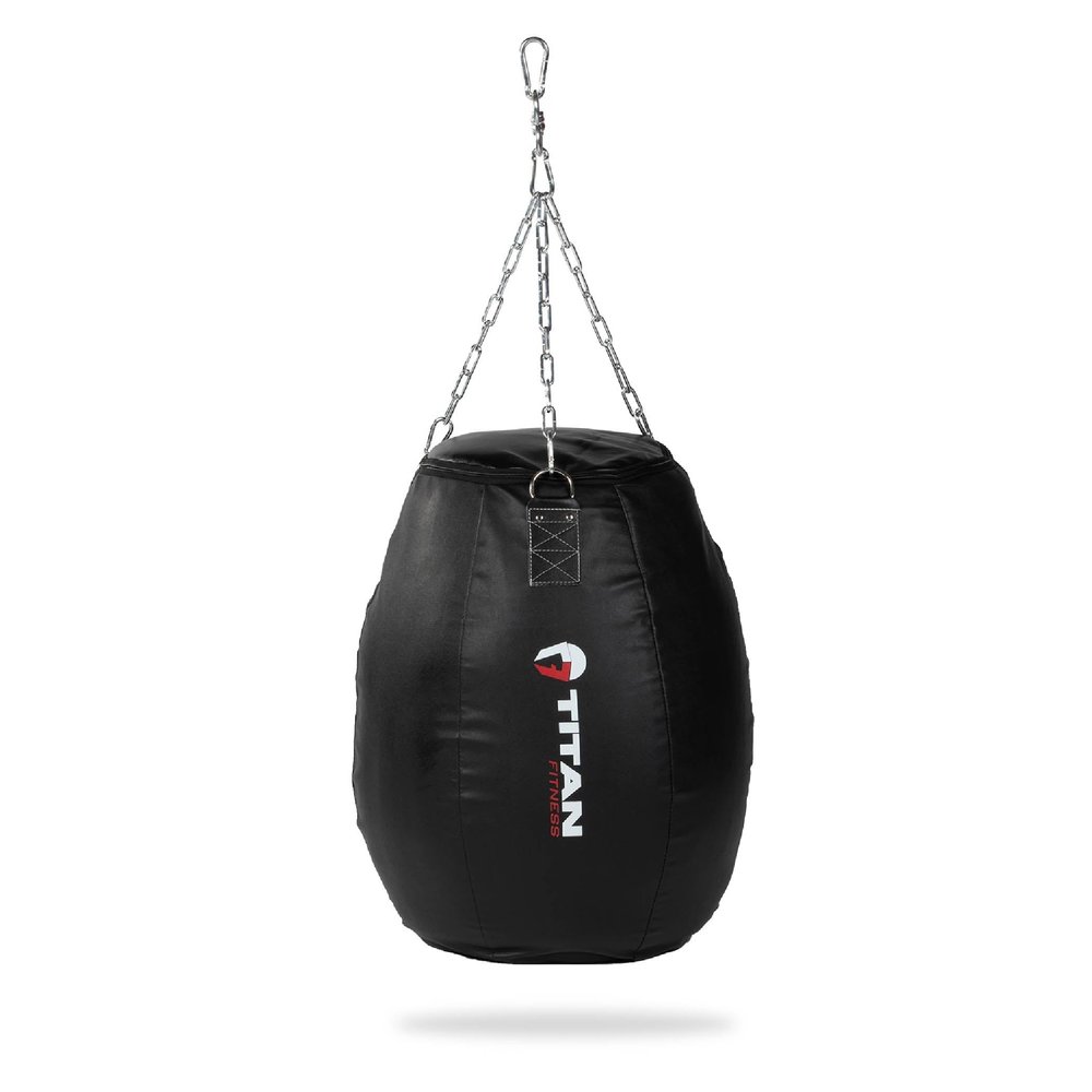 Titan Fitness Power Strike Punching Bag Top Hanging 78 Pound