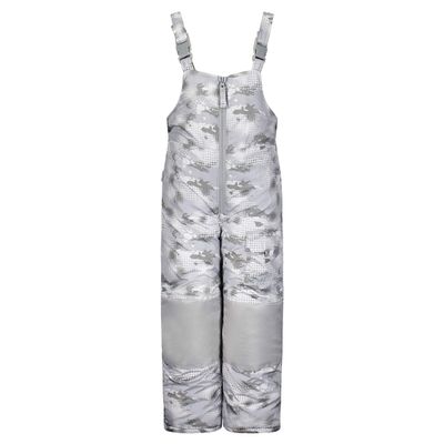 London Fog Boys' Classic Heavyweight Snow Bib Ski Pant Snowsuit, Grey CAMO Combo, 3T