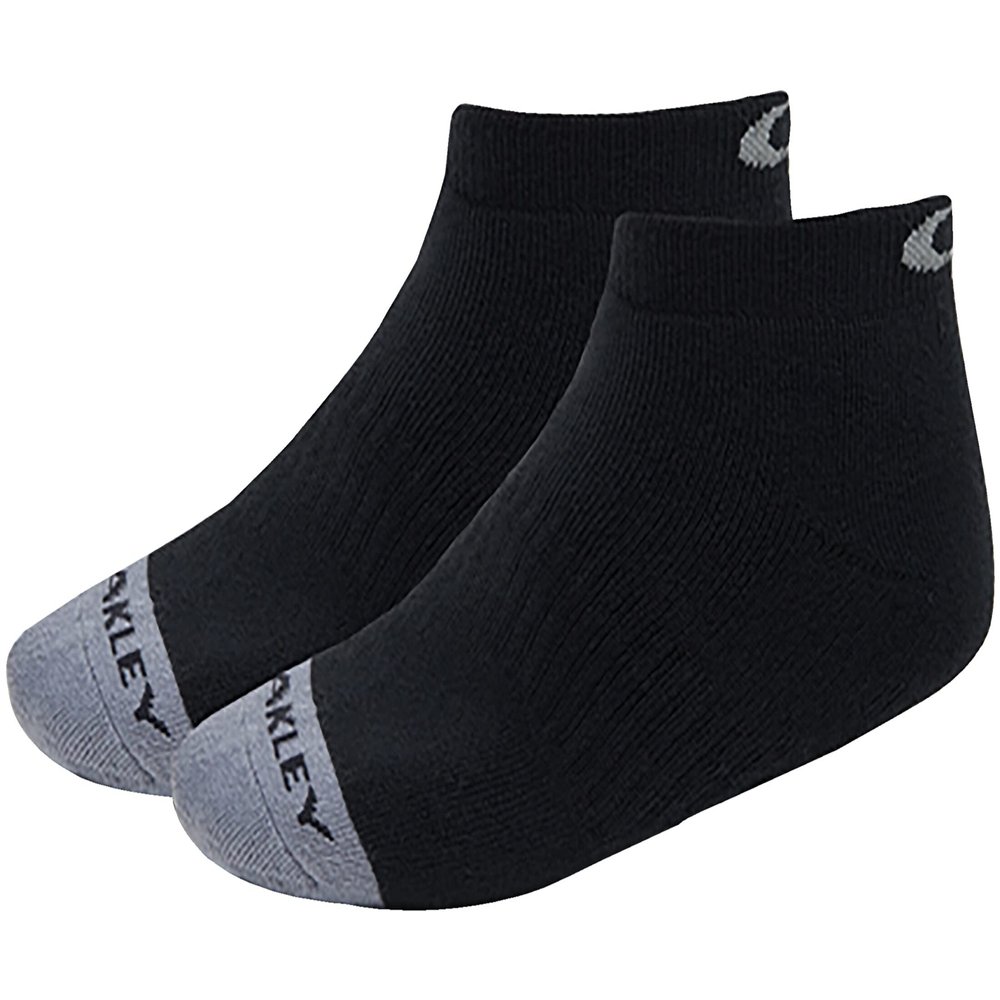 Oakley Mens 5-pack No Show Socks, Black, Large US