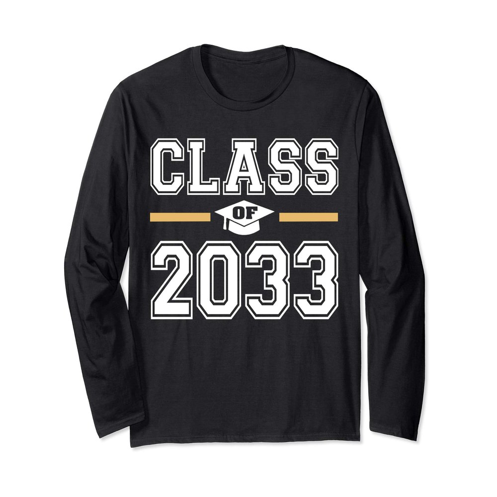 Class of 2033 Grow With Me School First Day Long Sleeve T-Shirt