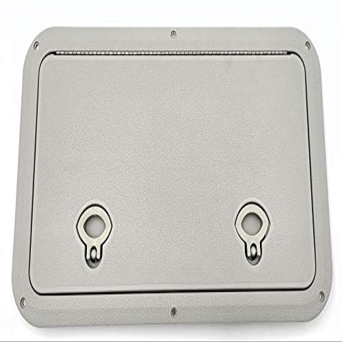 DPI Marine 11" x 19" Flush Series Access Hatch in Auster (Light Gray) - DPF1119AU (Made in USA)