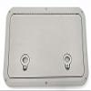 DPI Marine 11" x 19" Flush Series Access Hatch in Auster (Light Gray) - DPF1119AU (Made in USA) view 1