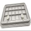 DPI Marine 11" x 19" Flush Series Access Hatch in Auster (Light Gray) - DPF1119AU (Made in USA) view 3