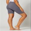 Conceited Biker Shorts Women - Soft - High Waist Tummy Control - Essential - Regular and Plus Size - Charcoal Grey - Small - Medium view 3