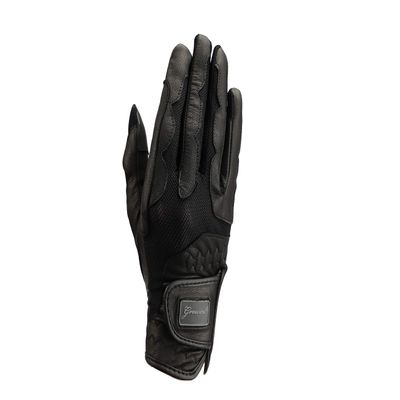 Grewal Equestrian Elizabeth Genuine Goat Leather Riding Gloves Touch Screen Capability Reinforced Rein Fingers Expert Fit & Feel (Small)
