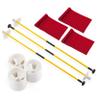Murray Sporting Goods Golf Flagsticks, Flags and Cups, Set of 3 | Mini Golf Flagsticks with Holes for Putting or Chipping Greens | Putting Green Poles, Cups and Flags in Red, White and Blue (Red) view 4