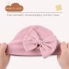 Bamery Newborn Baby Girl Hat Cotton Baby Bow Beanie Preemie Hats Spring Infant Hats for Girls 0-12 Months (4PACK-C, Preemie) view 4