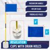 Murray Sporting Goods Golf Flagsticks, Flags and Cups, Set of 3 | Mini Golf Flagsticks with Holes for Putting or Chipping Greens | Putting Green Poles, Cups and Flags in Red, White and Blue (Variety) view 3