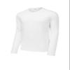 SPORT-TEK Unisex Posi-UV Pro Long Sleeve Tee | Workout T-Shirt for Men & Women, Gym Clothing for Spring & Summer Fashion White view 2