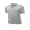 SPORT-TEK Unisex Endeavor Polo | Short Sleeve Collared Shirt for Men & Women, Casual Athletic Fit Top for Work, Tennis & Golf Light Grey Heather view 3
