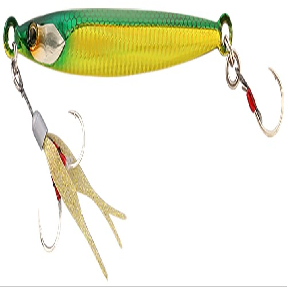 JACKALL TG SLJ Bumbles Jig, 2.1 oz (60 g), Glicin/ Slim Border Holo