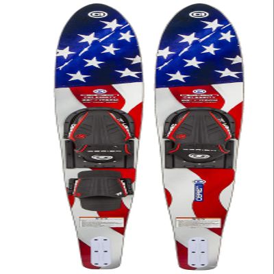 O'Brien Celebrity Combo Water Skis, Flag, 68"