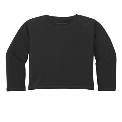 SPORT-TEK Youth Long Sleeve Rashguard Tee Black