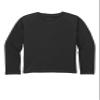 SPORT-TEK Youth Long Sleeve Rashguard Tee Black view 1