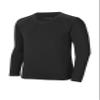 SPORT-TEK Youth Long Sleeve Rashguard Tee Black view 3