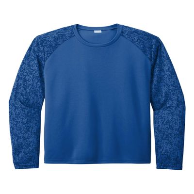 SPORT-TEK Unisex Long Sleeve Digi Camo Tee