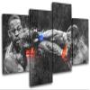 Bold Bloc Design - UFC Grunge Daniel Cormier Jones Sports 240x135cm MULTI Canvas Art Print Box Framed Picture Wall Hanging - Hand Made In The UK - Framed And Ready To Hang 13-9634(00B)-MP04-LO-E view 1