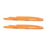 4KOR Fitness 41 Resistance Loop Band - Pair of 2 Orange Resistance Bands (5 to 15 Pounds - 0.25 inches Wide) for Mobility, Yoga, Physical Therapy, Pull Ups, Home or Gym Workouts and More