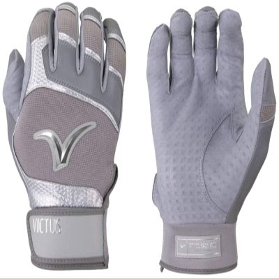Victus Sports - Victus Debut 2.0 Batting Glove Adult, Gray, Adult 2X Large, (VBG2-GY-AXXL)