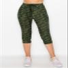 ALWAYS Women's Space Dye Capri Jogger - Skinny Fit Lightweight Premium Soft Stretch Pork Chop Pocket Sweatpants Olive S view 2
