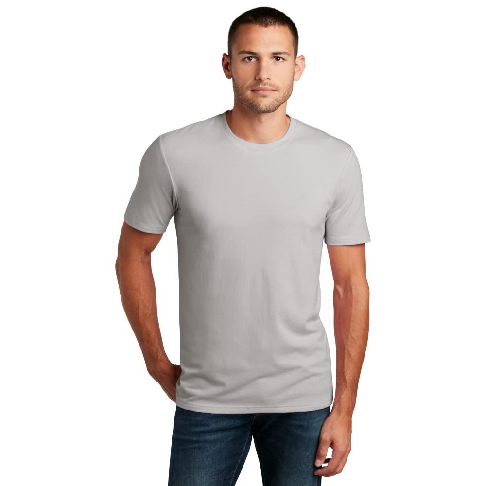 District Flex Tee DT7500 XL Silver Mist
