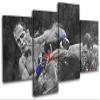 Bold Bloc Design - UFC Grunge cain velasquez Sports 240x135cm MULTI Canvas Art Print Box Framed Picture Wall Hanging - Hand Made In The UK - Framed And Ready To Hang 13-9635(00B)-MP04-LO-E view 1