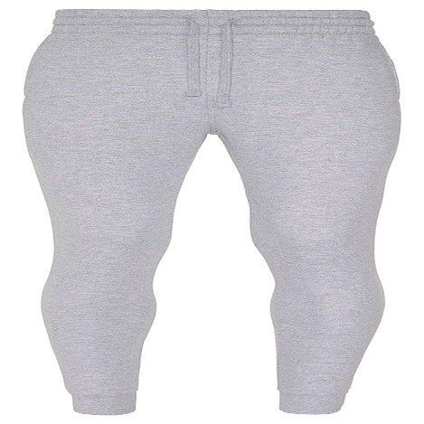 Just Hoods By AWDis Men's Tapered Jogger Pant XL Heather Grey