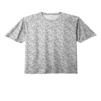 SPORT-TEK Unisex Digi Camo Tee, White, Medium
