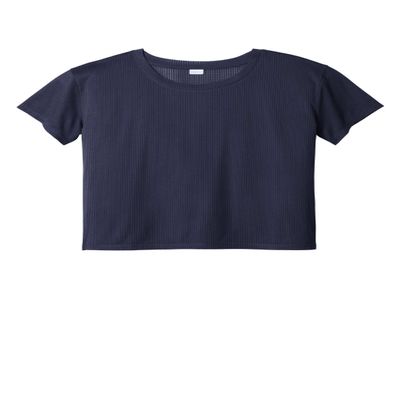 SPORT-TEK Women's PosiCharge Draft Crop Tee True Navy
