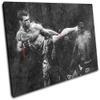 Bold Bloc Design - UFC Grunge MMA Forrest Griffin Sports 135x90cm SINGLE Canvas Art Print Box Framed Picture Wall Hanging - Hand Made In The UK - Framed And Ready To Hang 13-9631(00B)-SG32-LO-F view 1