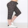 ALWAYS Women's Space Dye Capri Jogger - Skinny Fit Lightweight Premium Soft Stretch Pork Chop Pocket Sweatpants Black S view 3