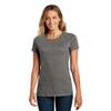 District Women's Perfect Weight  Tee. DM104L XL Heathered Charcoal view 1