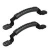 JIUCHEN Kayaks Handle, 2pcs/Set DIY Side Mount Carry Handles Hardwares | Stable and Safe Kayaks Handle for Kayak, Canoe or Luggage Equipment PVC Black view 1