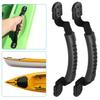 JIUCHEN Kayaks Handle, 2pcs/Set DIY Side Mount Carry Handles Hardwares | Stable and Safe Kayaks Handle for Kayak, Canoe or Luggage Equipment PVC Black view 2