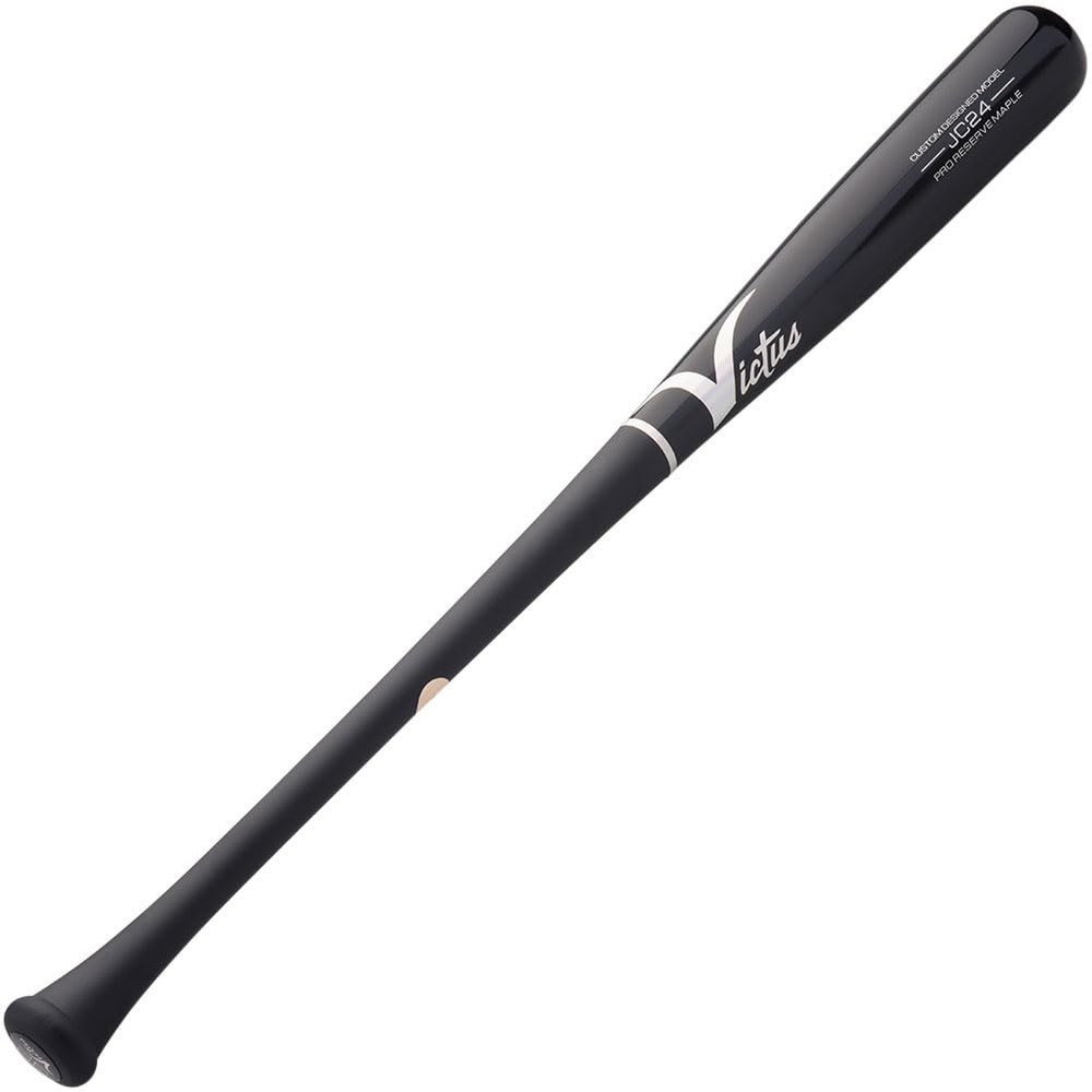 Victus Pro Reserve Jc24 Maple Wood Baseball Bat 32, Matte Black/Black