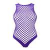 TSSOE Fishnet Lingerie Bodysuit for Women Hollow Out See Through One Piece Monokini Swimsuit Violet Netted One Size view 1