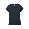 District Women's Perfect Tri Tee. DM130L L New Navy view 1