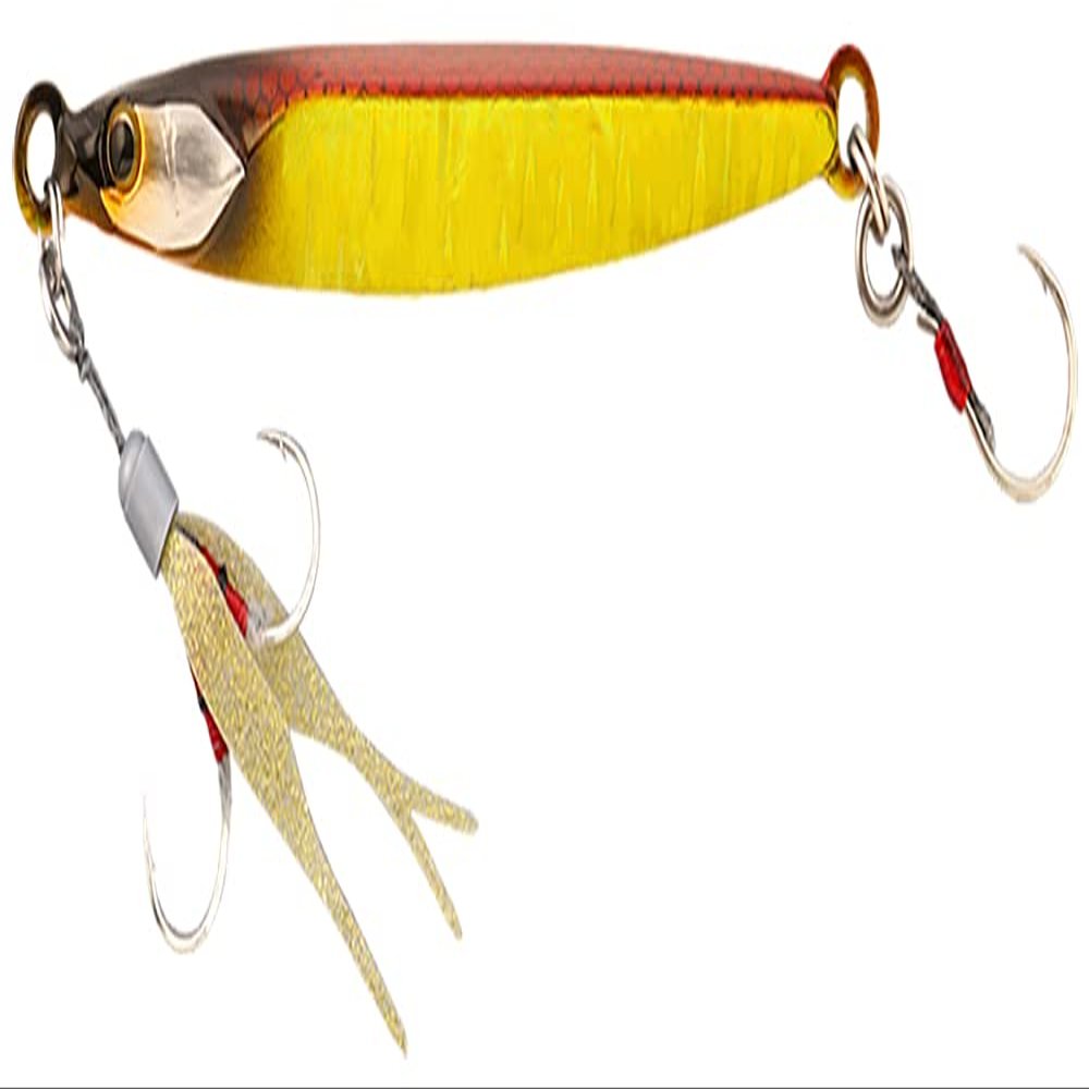 JACKALL TG SLJ Bumbles Jig, 1.4 oz (40 g), Red Gold / Magma Wave Holo