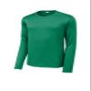 SPORT-TEK Unisex Posi-UV Pro Long Sleeve Tee | Workout T-Shirt for Men & Women, Gym Clothing for Spring & Summer Fashion Kelly Green view 3