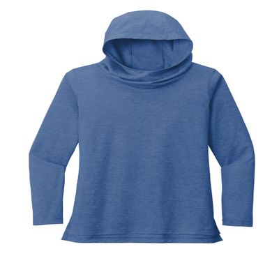 SPORT-TEK Women's PosiCharge Tri-Blend Wicking Long Sleeve Hoodie