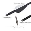 Obert 30pcs 30 Inch Archery Carbon Arrows Spine 500 Hunting Targeting Arrows with Screw-in Arrow Tips for Compound Bow Recurve Bow view 4