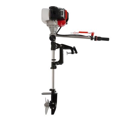 2 Stroke 2.3HP 52cc Gasoline Outboard Motor Fishing Boat Engine with Water Cooling CDI System(2.3HP 2-Stroke Water Cooling)