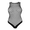 TSSOE Fishnet Lingerie Bodysuit for Women Hollow Out See Through One Piece Monokini Swimsuit Black Netted One Size view 1