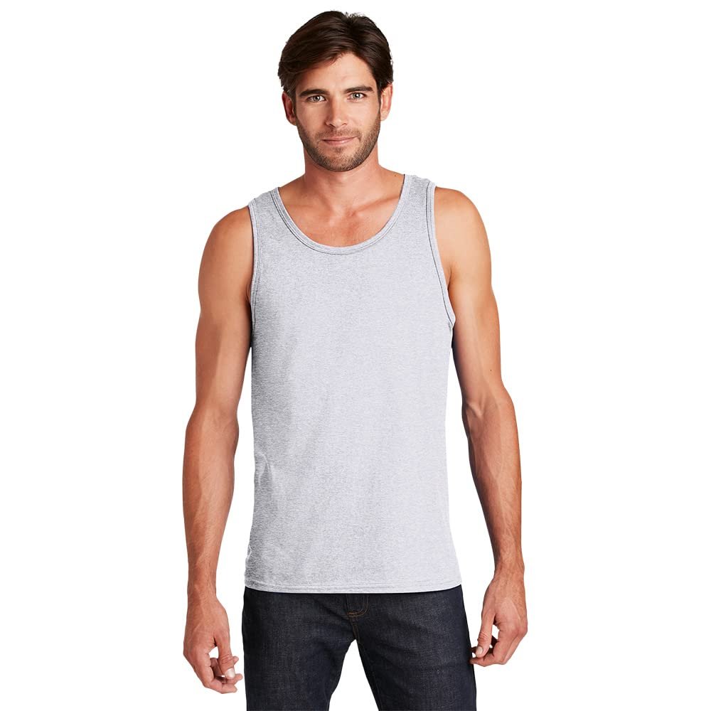 District The Concert Tank  . DT5300 M White Heather