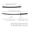 Sword fort Handmade Katana Anime Cosplay Sword, Stainless Steel Demon Sword Real Metal-Kamado Tanjirou view 2