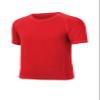 SPORT-TEK Youth Rashguard Tee | Short Sleeve Shirt for Boys & Girls, Athletic Fit Summer Clothing with UPF 50 Rating for Kids True Red view 3